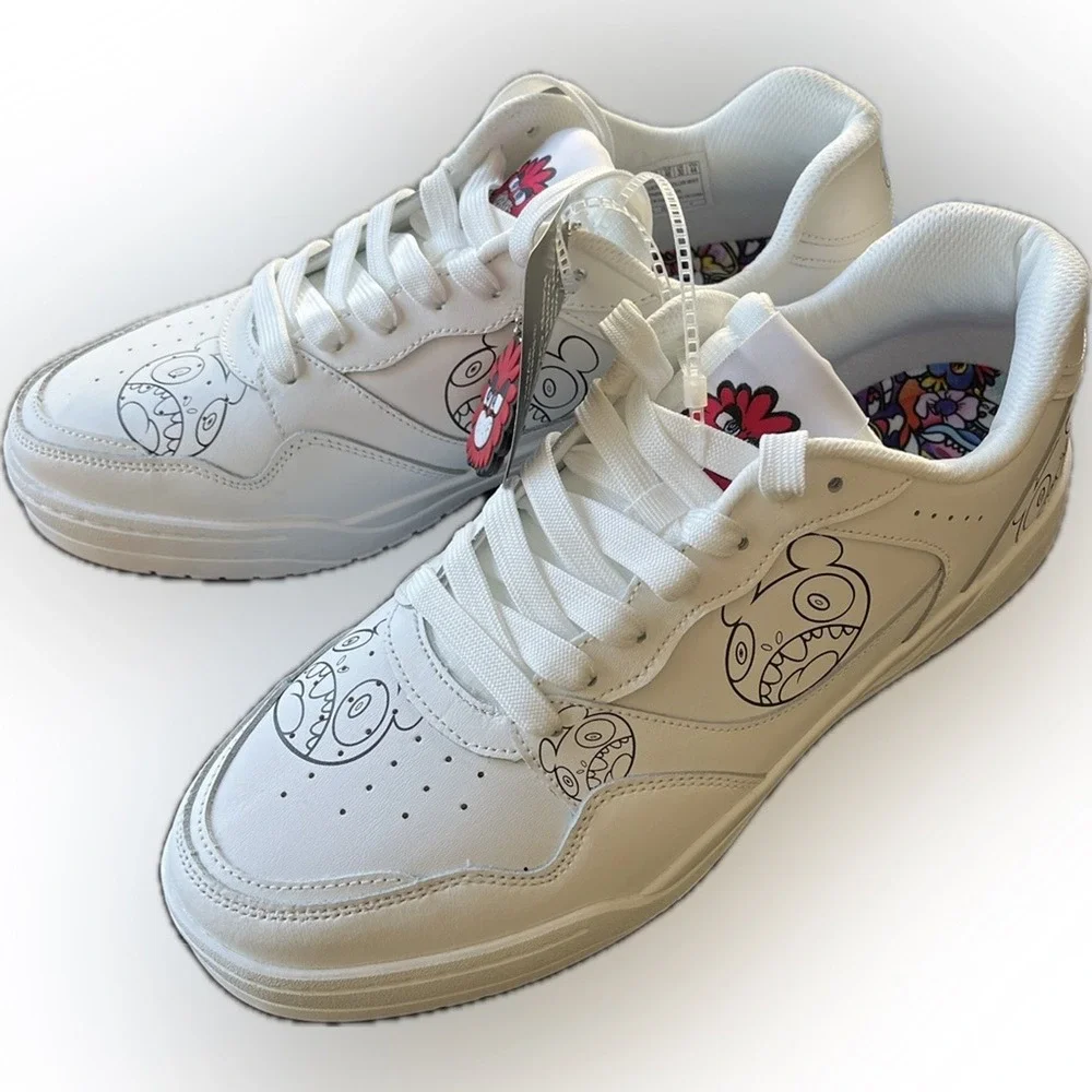 NWT Skechers x Vexx: Koopa Court Volley Vexx Gasp with Decal/Keychain, no box 12